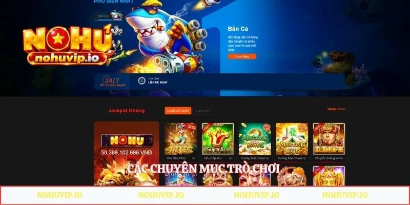 NOHU Các chuyên mục trò chơi