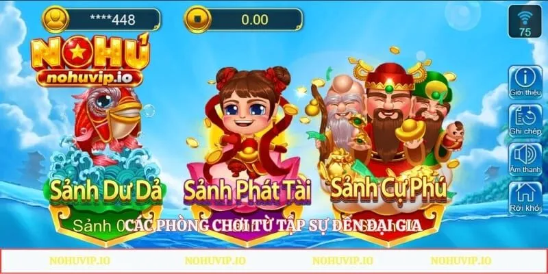 Các phòng chơi từ tập sự đến đại gia